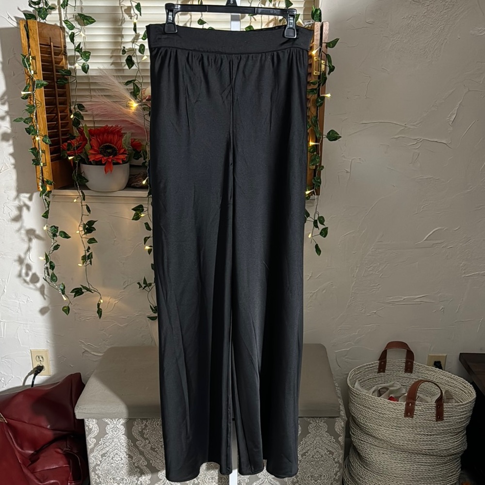 Reneec Black Wide-Leg Pants Size XL